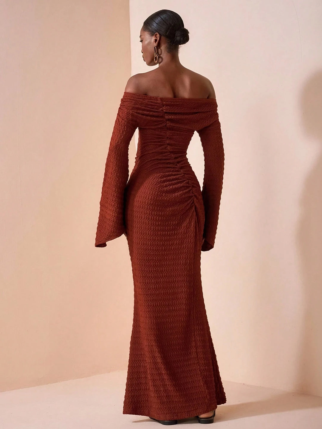 Rochie maxi SHEIN, cărămiziu