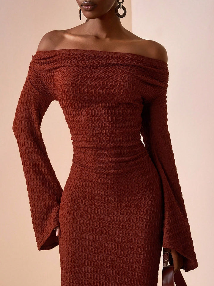 Rochie maxi SHEIN, cărămiziu