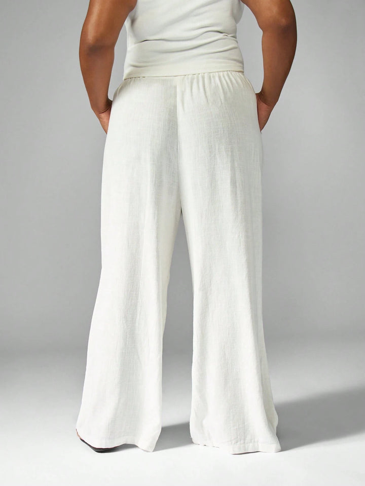 Pantaloni SHEIN, crem