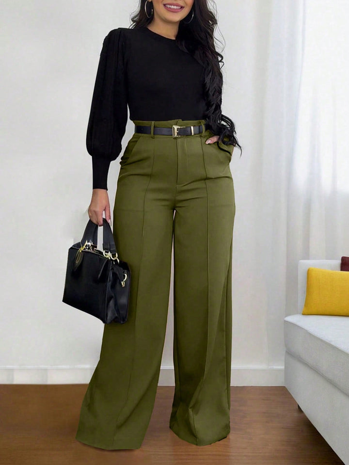 Pantaloni SHEIN, kaki