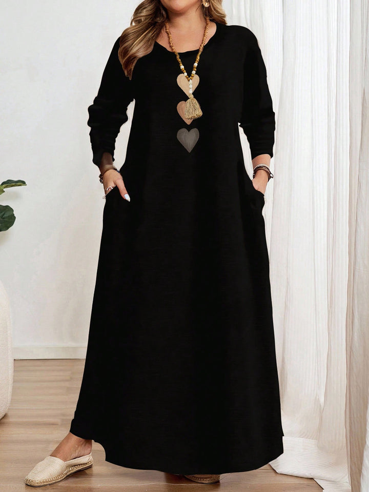 SHEIN maxiruha, fekete