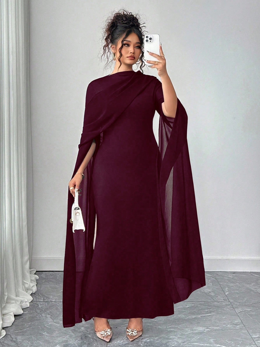 Rochie SHEIN, vișiniu