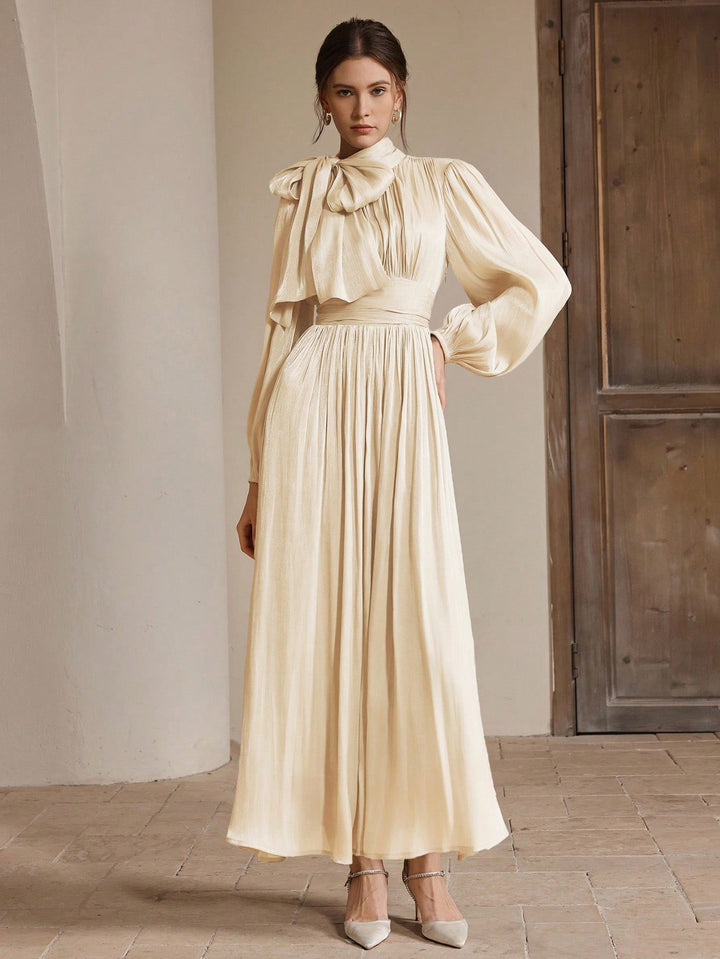 Rochie maxi SHEIN, bej