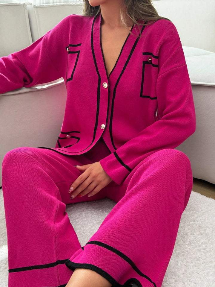 SHEIN kétrészes szett, rózsaszín