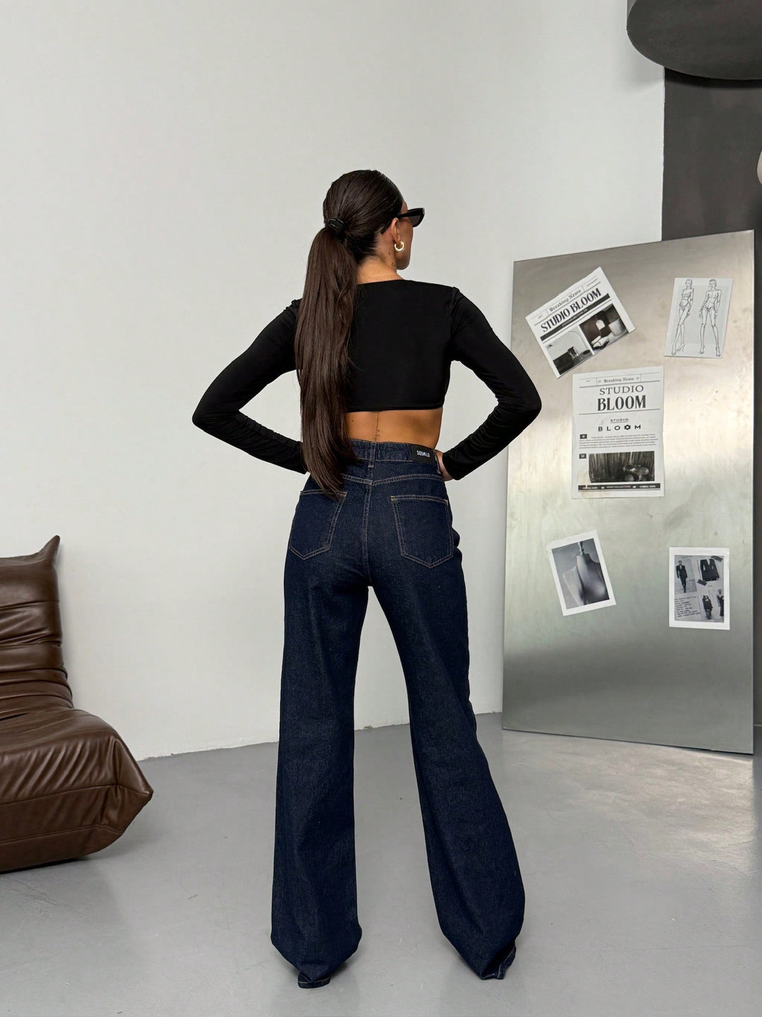 Jeans SHEIN, albastru