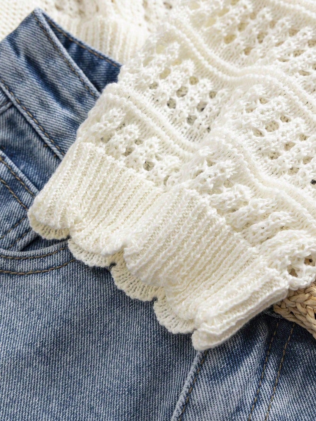 Cardigan SHEIN, alb