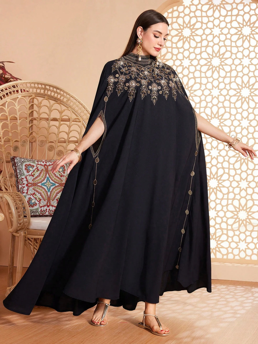 Rochie maxi SHEIN, negru