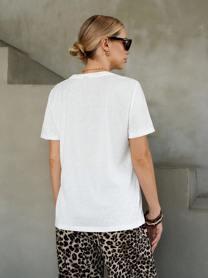 Tricou SHEIN, alb