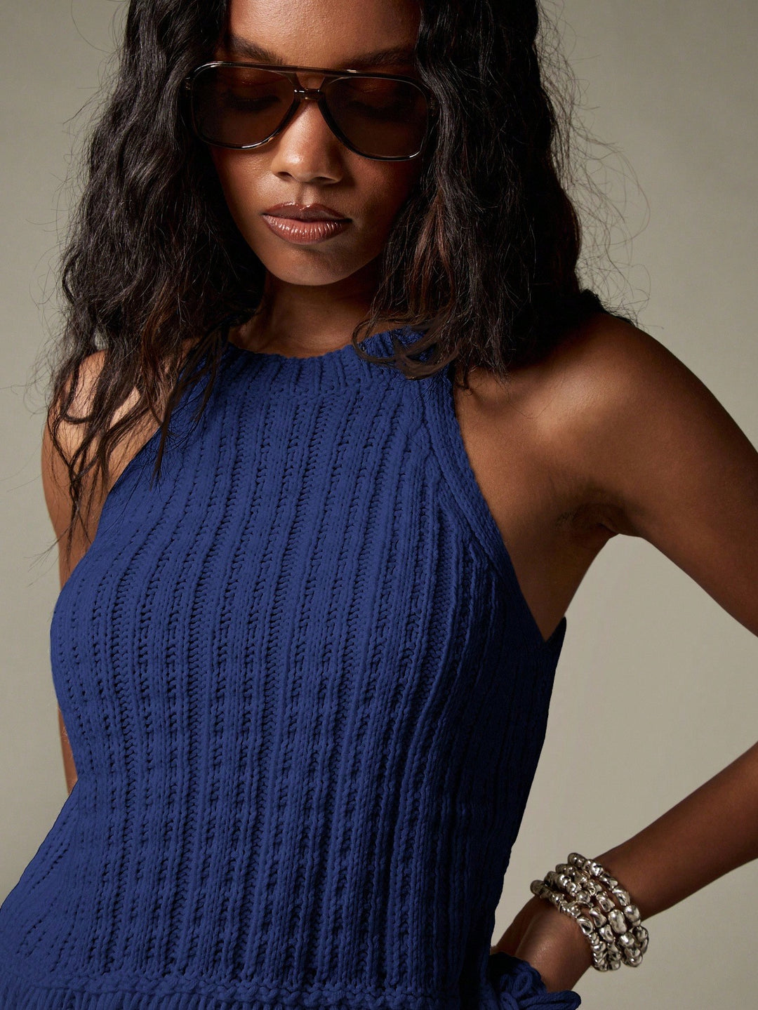 Top SHEIN, albastru
