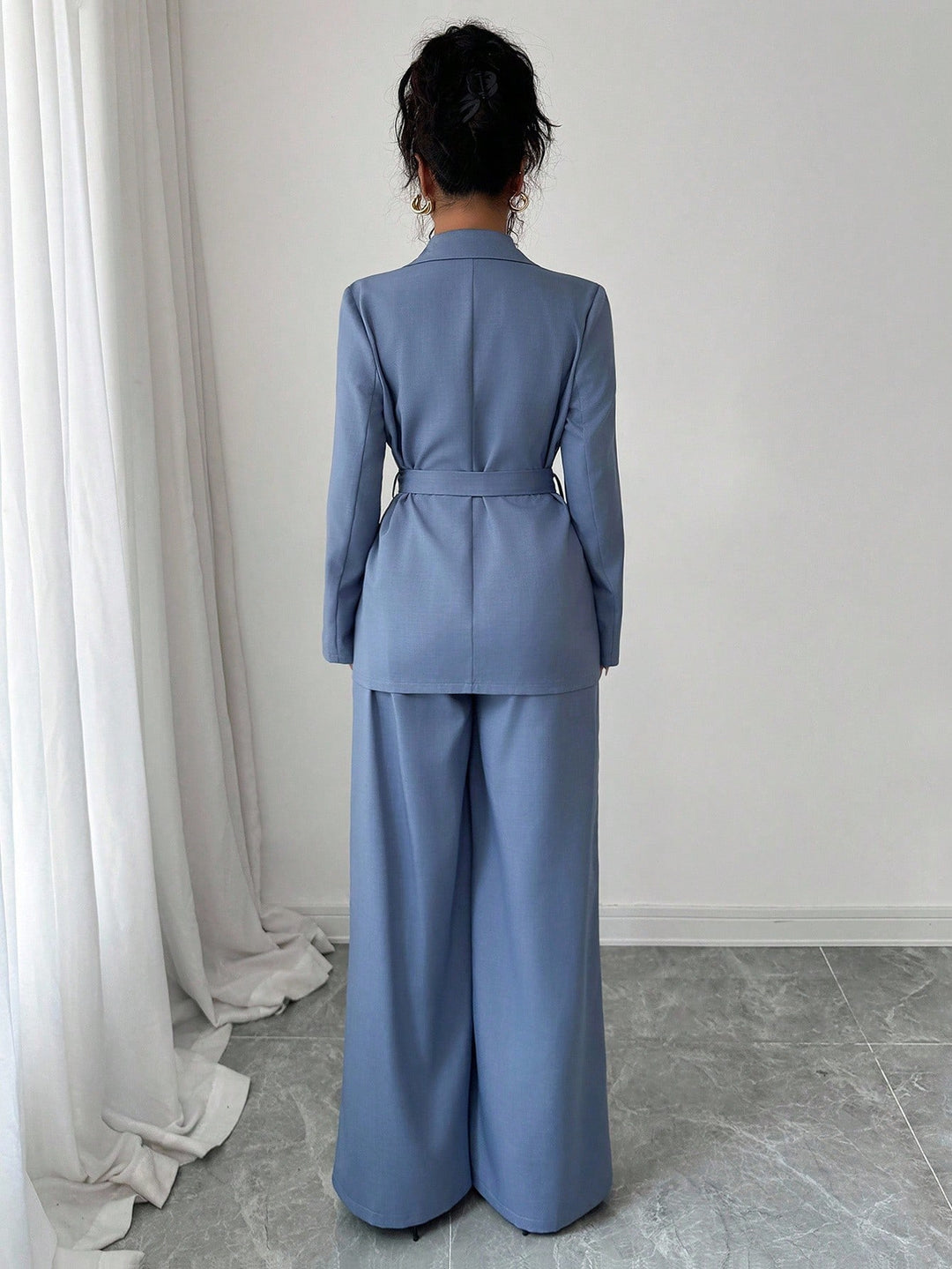 Costum SHEIN, albastru