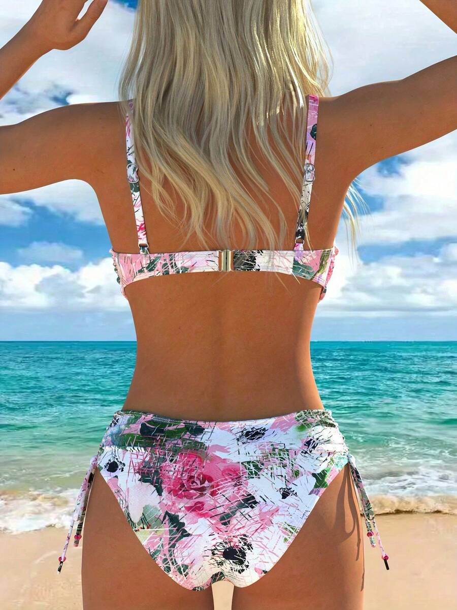 Costum de baie SHEIN, mix culori