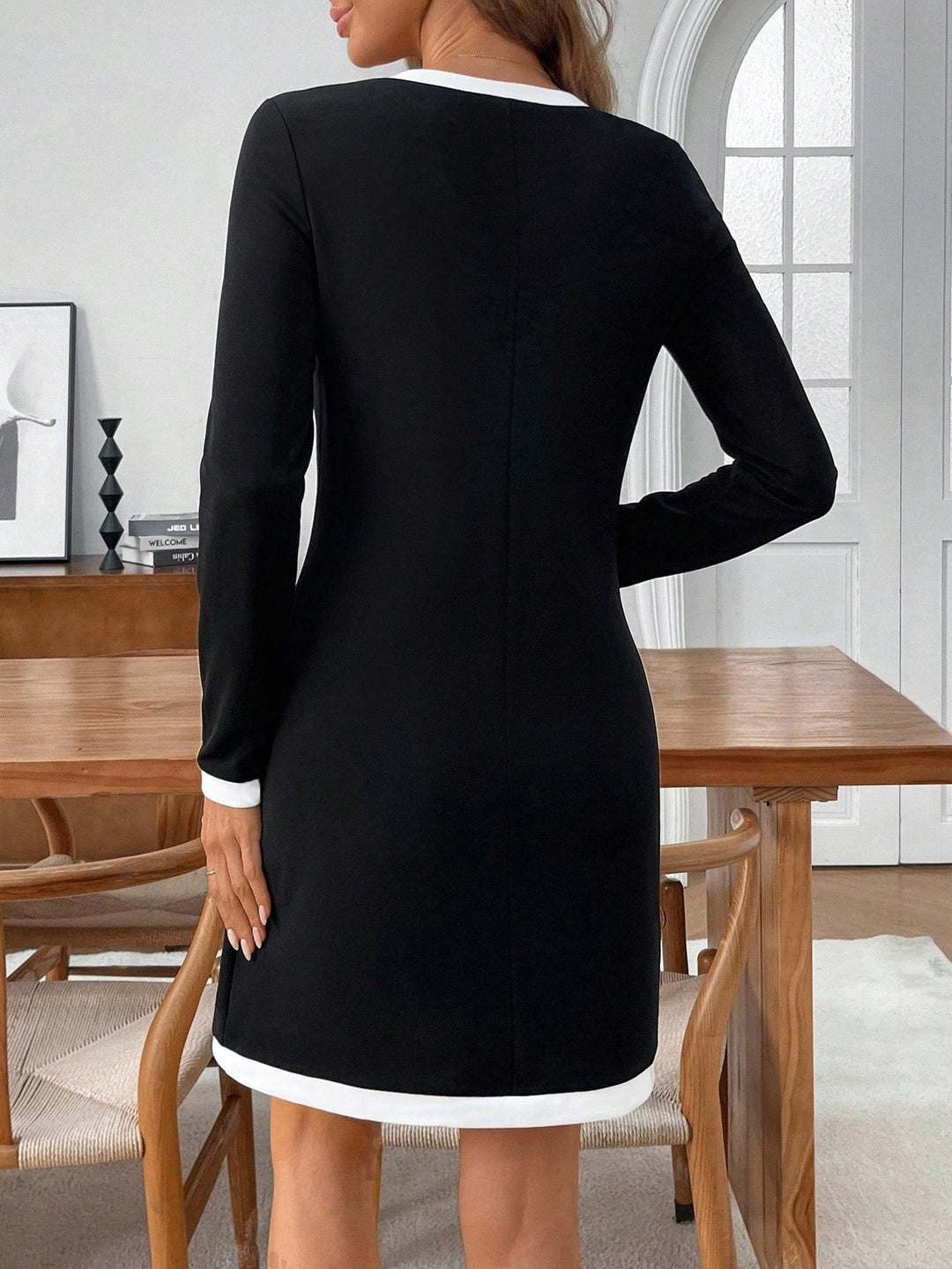 Rochie mini SHEIN, negru