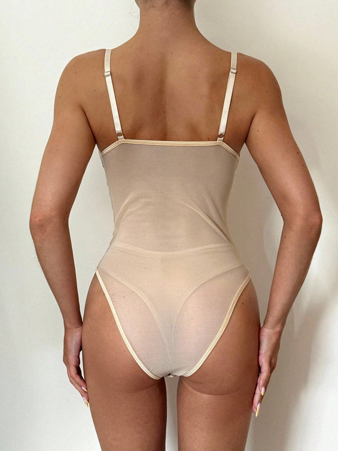 Body SHEIN, krémszínű