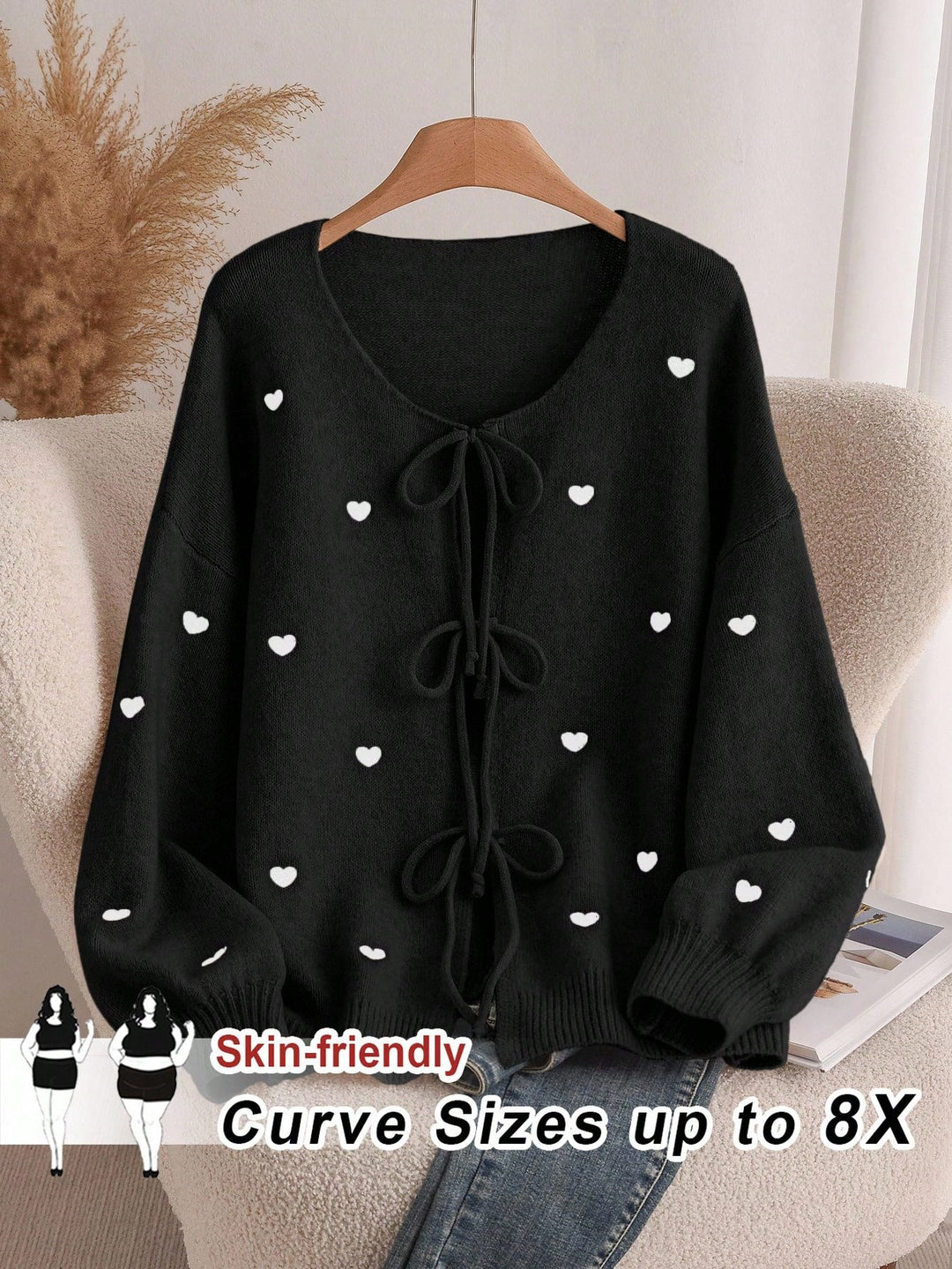 Cardigan SHEIN, negru