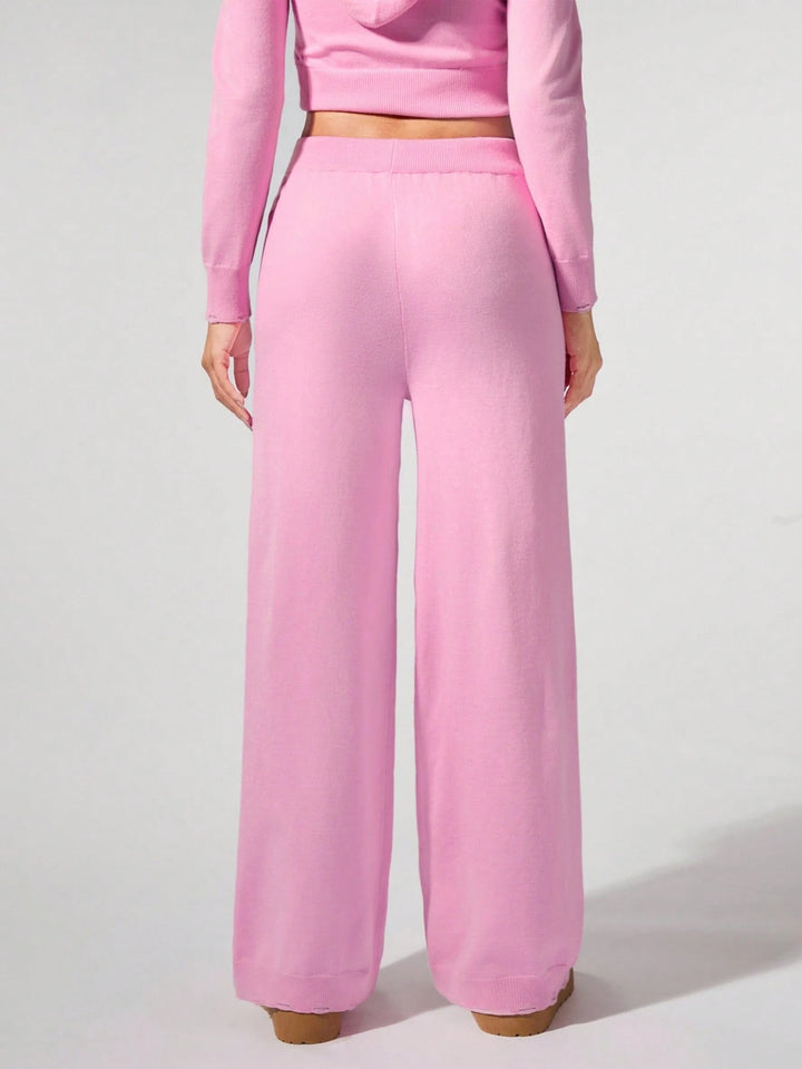 Pantaloni SHEIN, roz