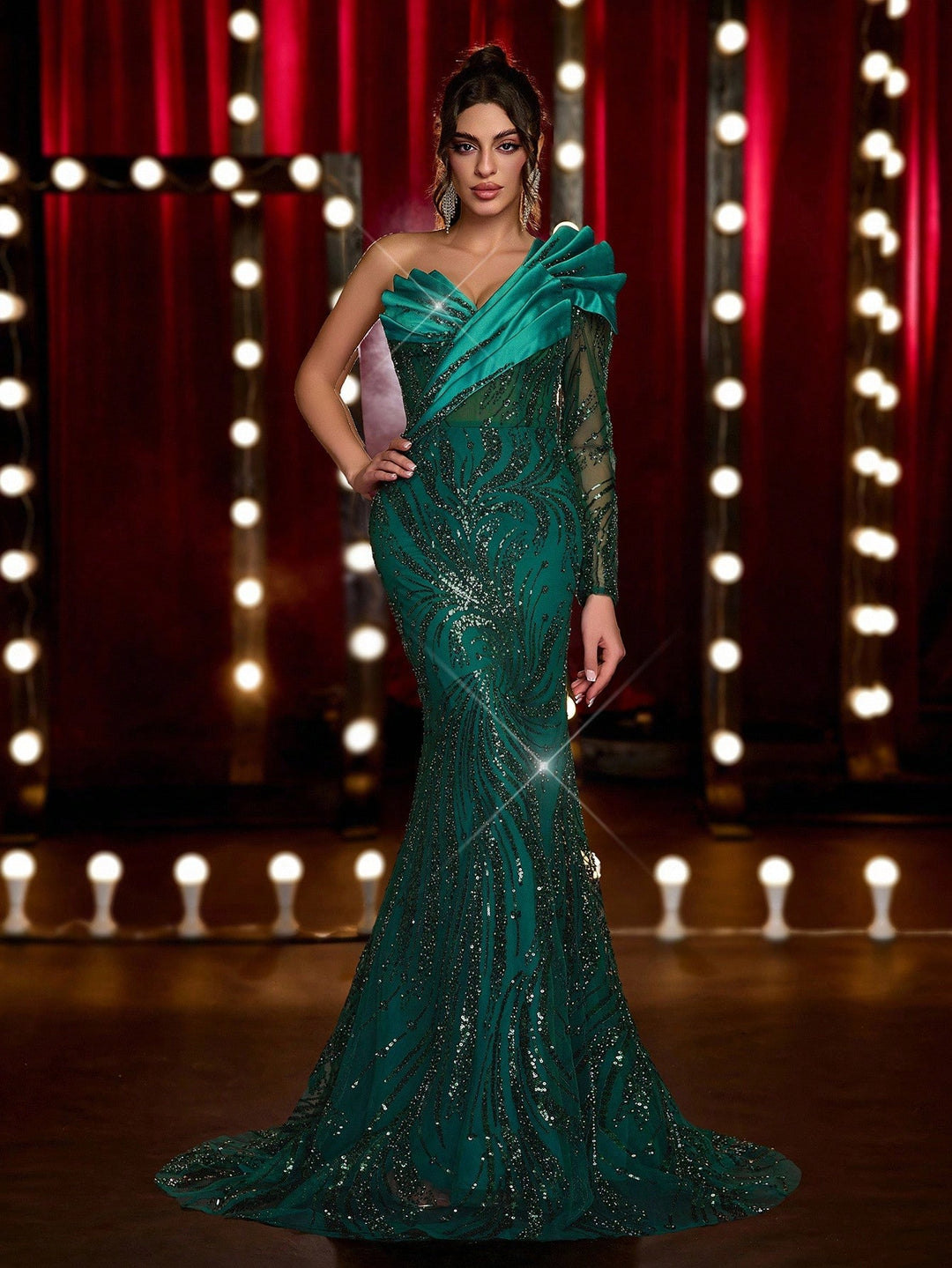 Rochie SHEIN, verde
