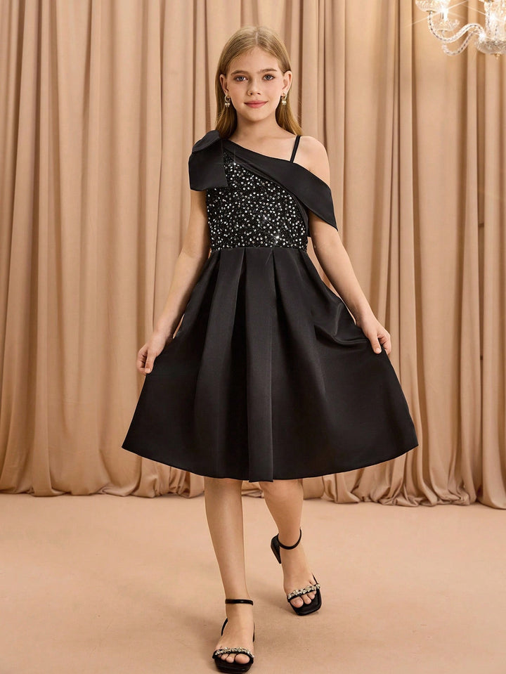 SHEIN party outfit, black