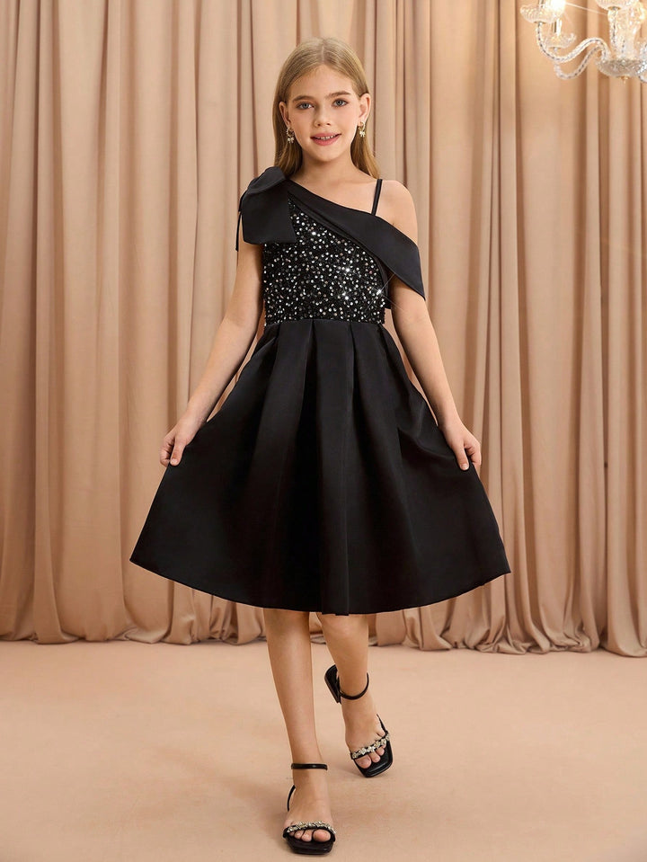 SHEIN party outfit, black