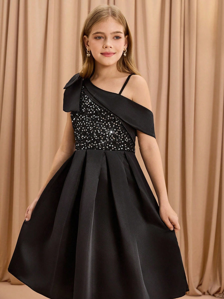 SHEIN party outfit, black