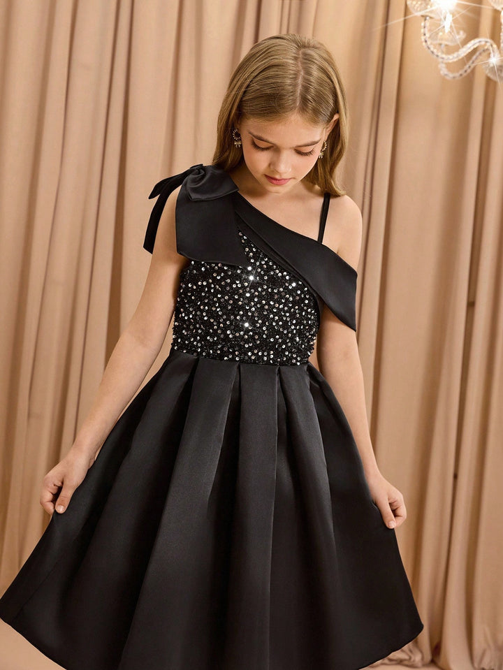 SHEIN party outfit, black