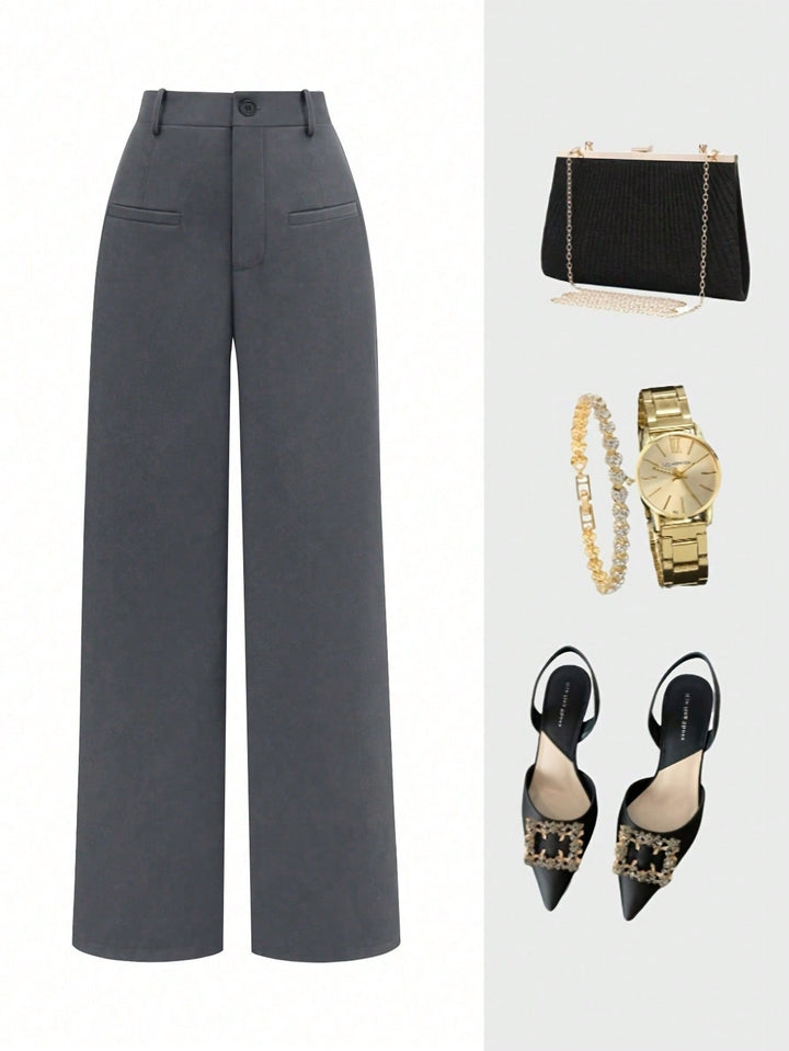 Pantaloni SHEIN, gri