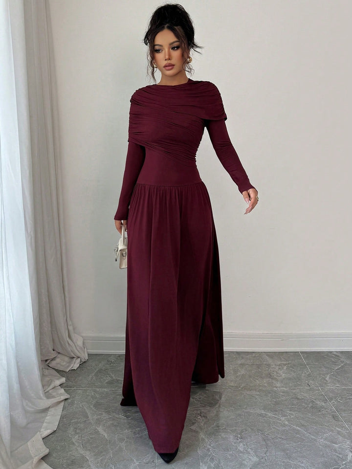 Rochie maxi SHEIN, vișiniu