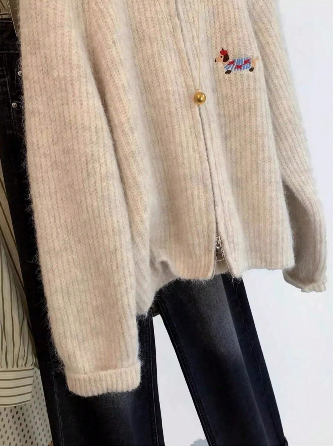 Cardigan SHEIN, portocaliu