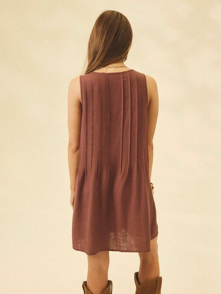 Rochie mini SHEIN, maro