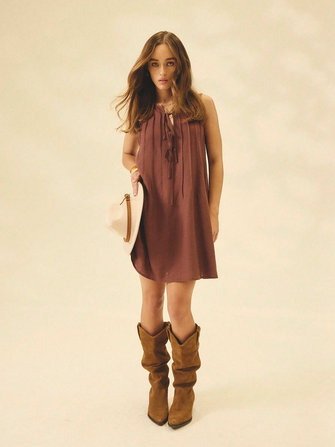 Rochie mini SHEIN, maro