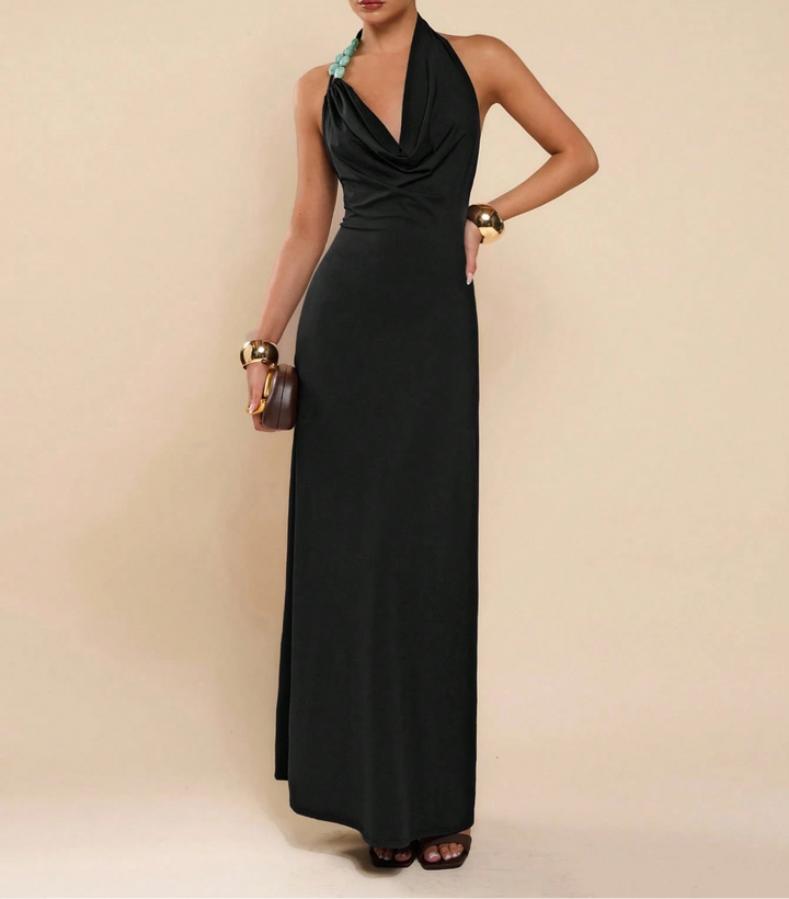 SHEIN maxi ruha, fekete