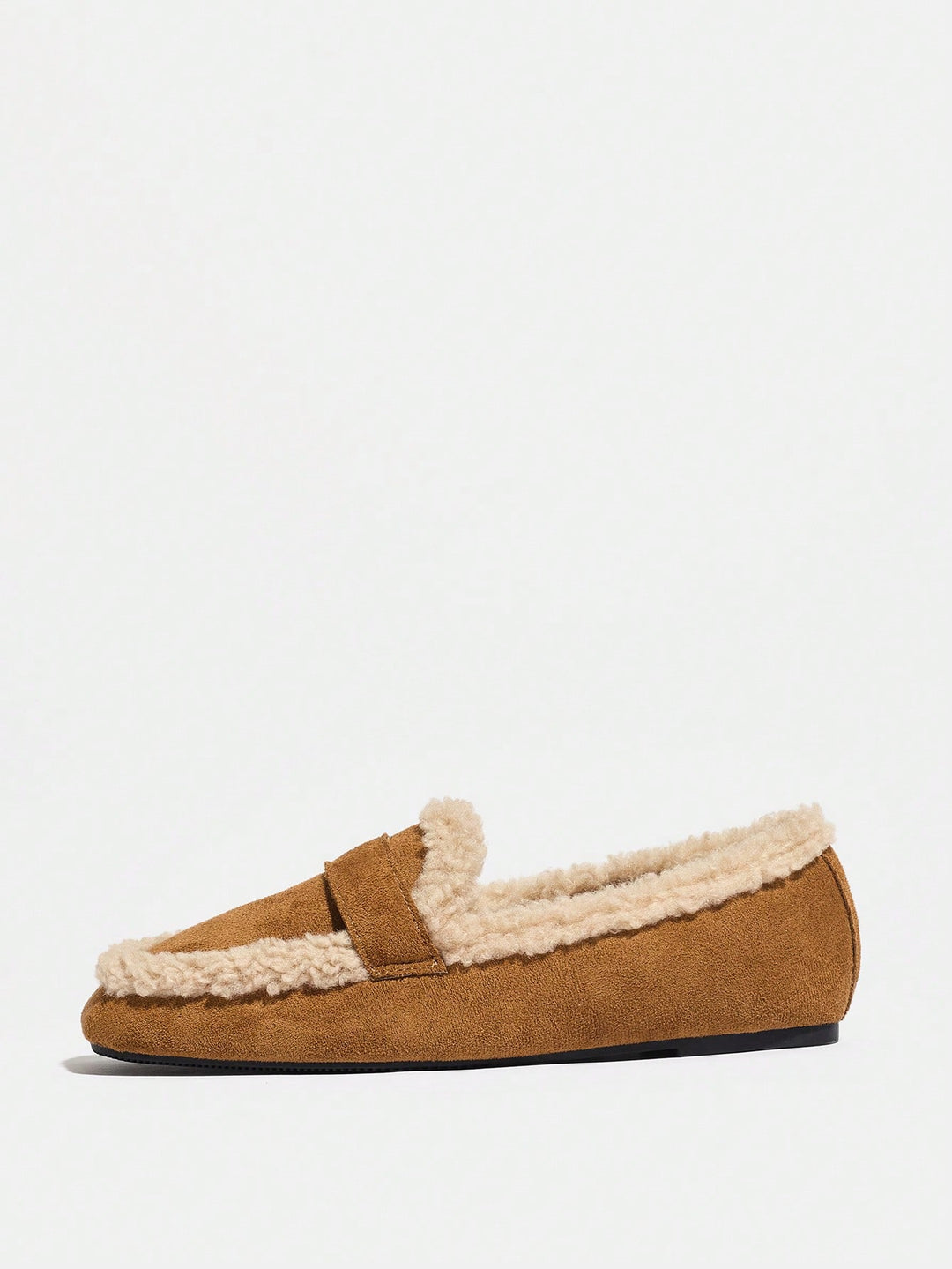 Mocasini SHEIN, maro