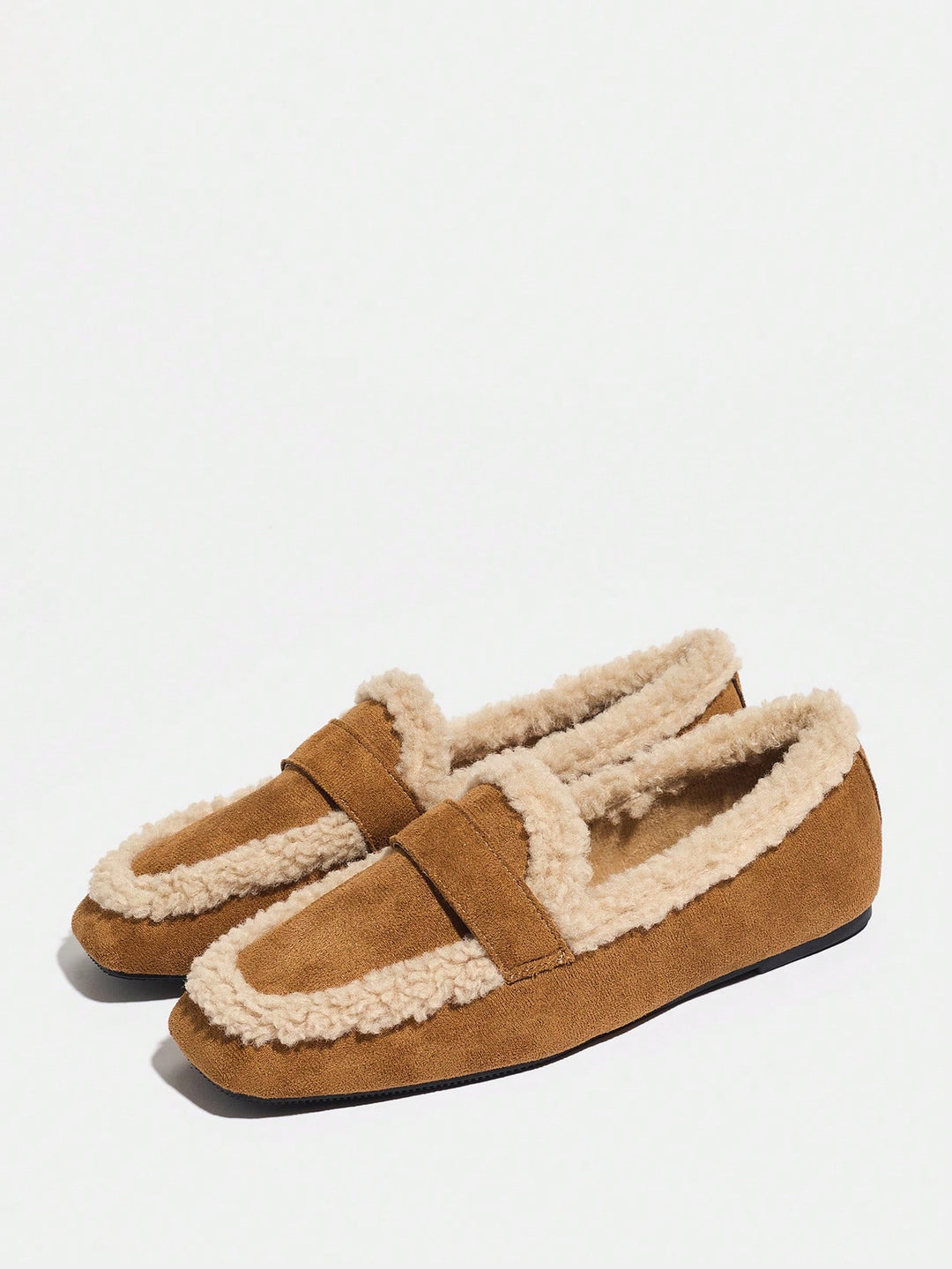 Mocasini SHEIN, maro