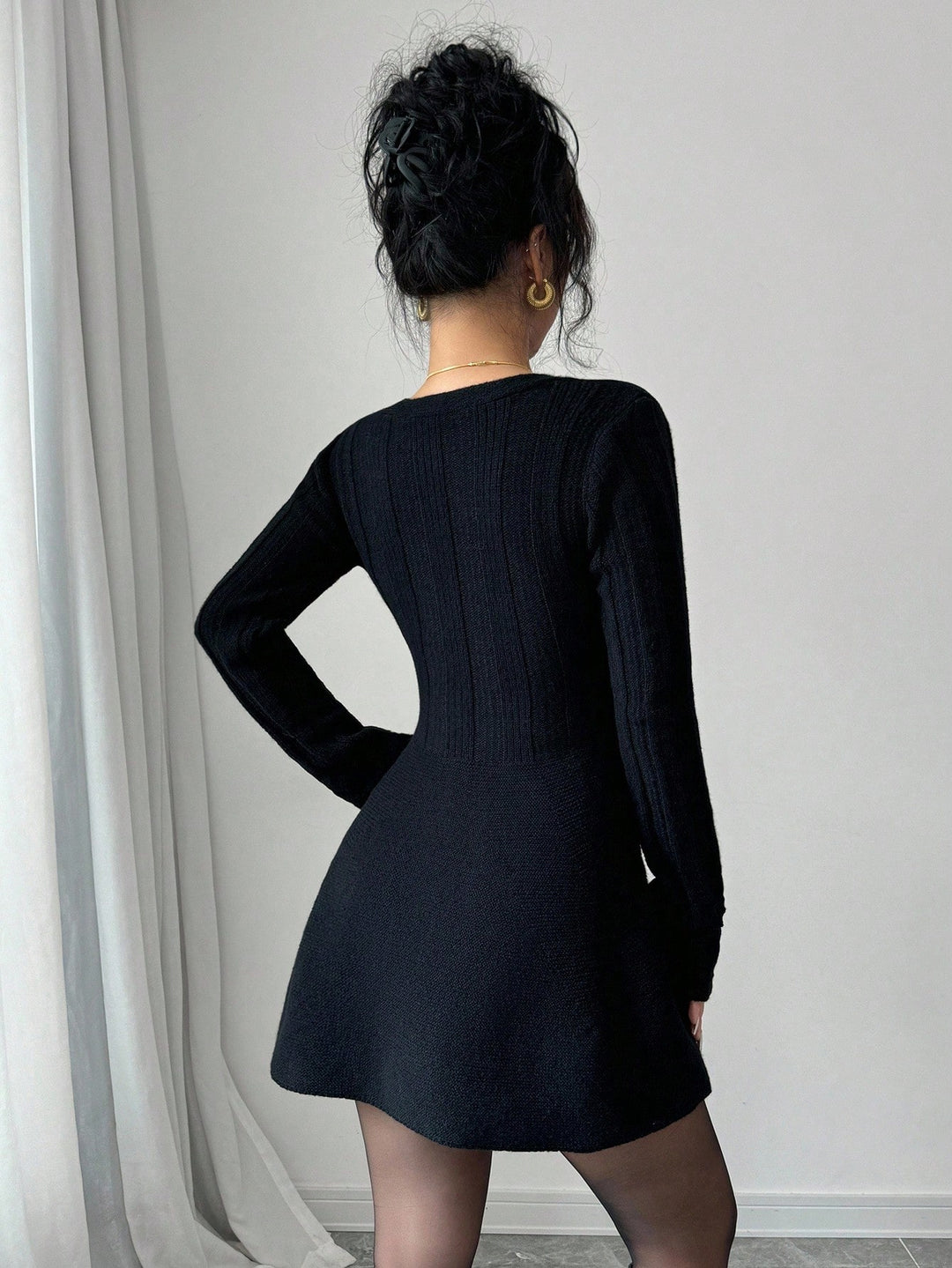SHEIN miniruha, fekete