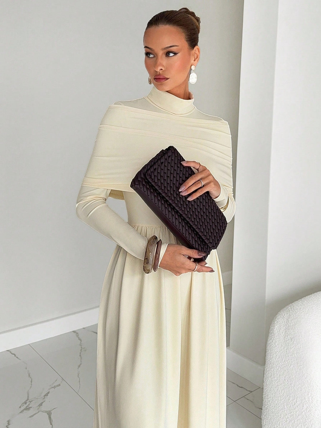 Rochie maxi SHEIN, galben