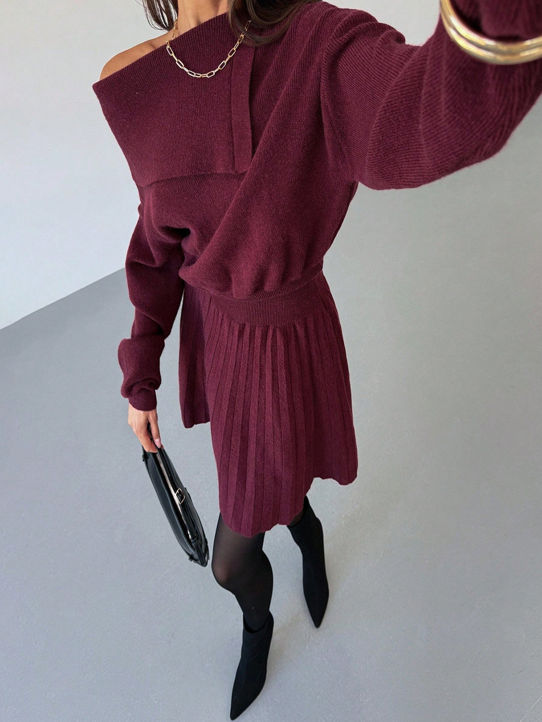 Rochie SHEIN, vișiniu