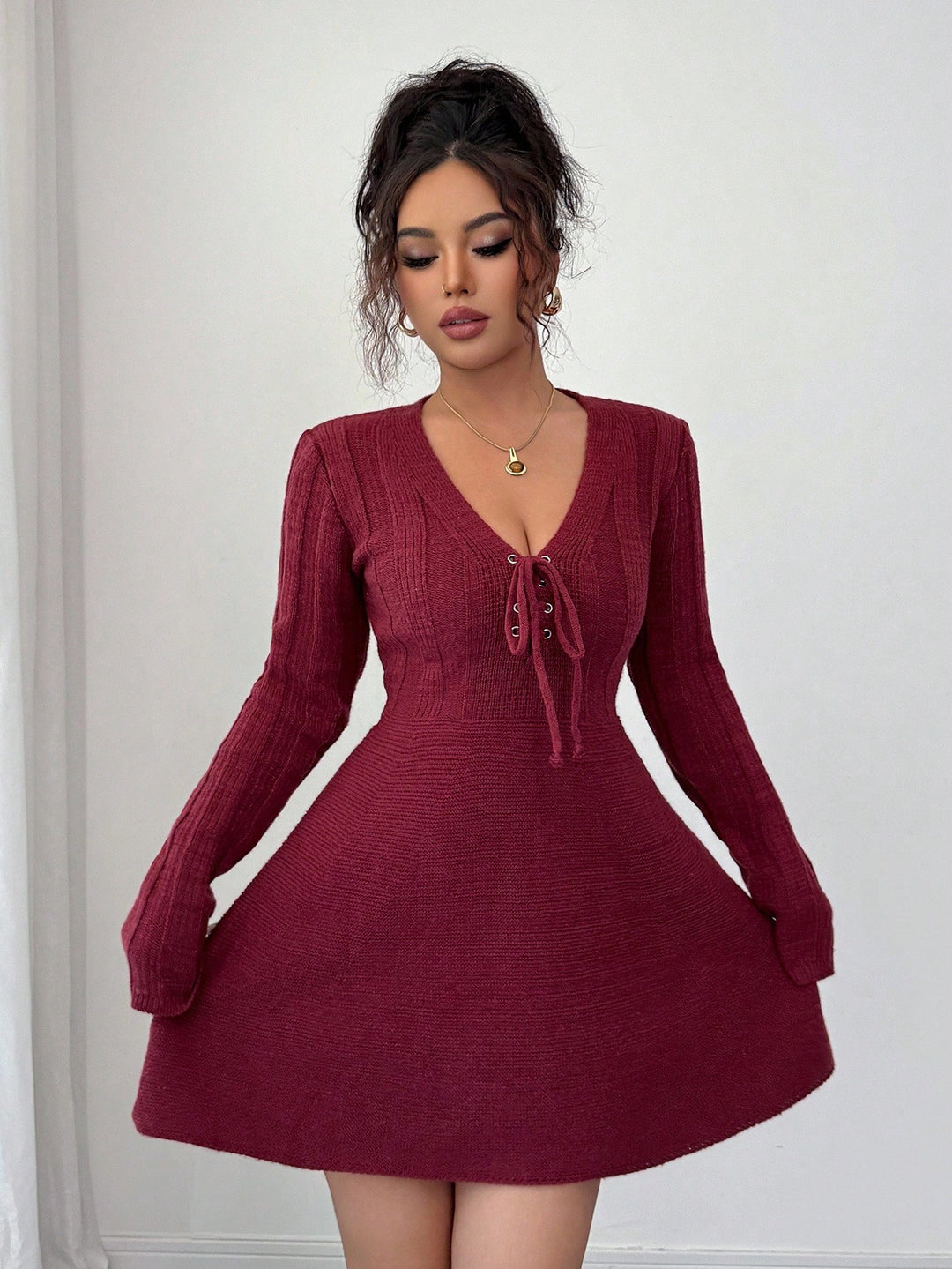 Rochie SHEIN, vișiniu