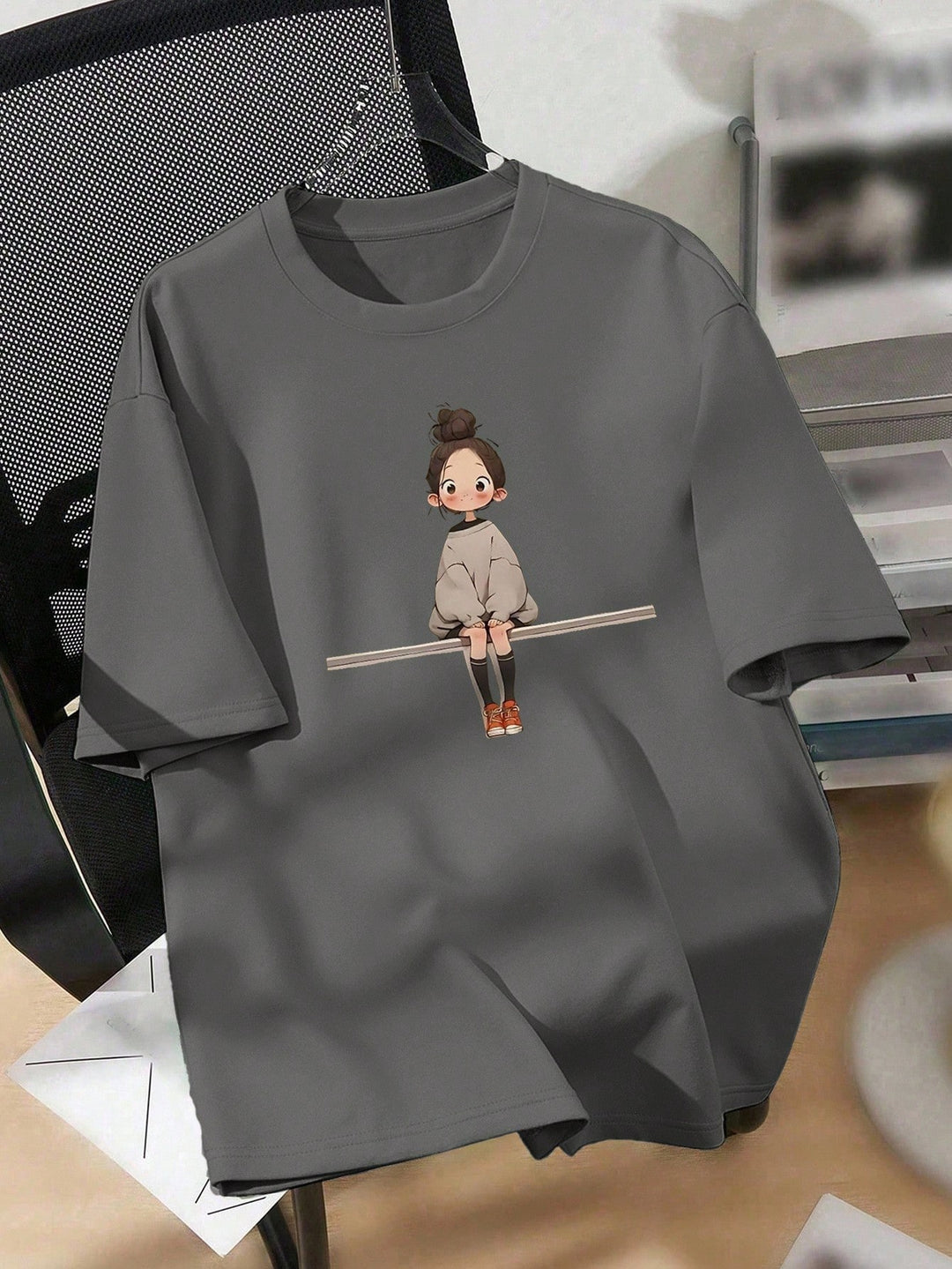 Tricou SHEIN, gri