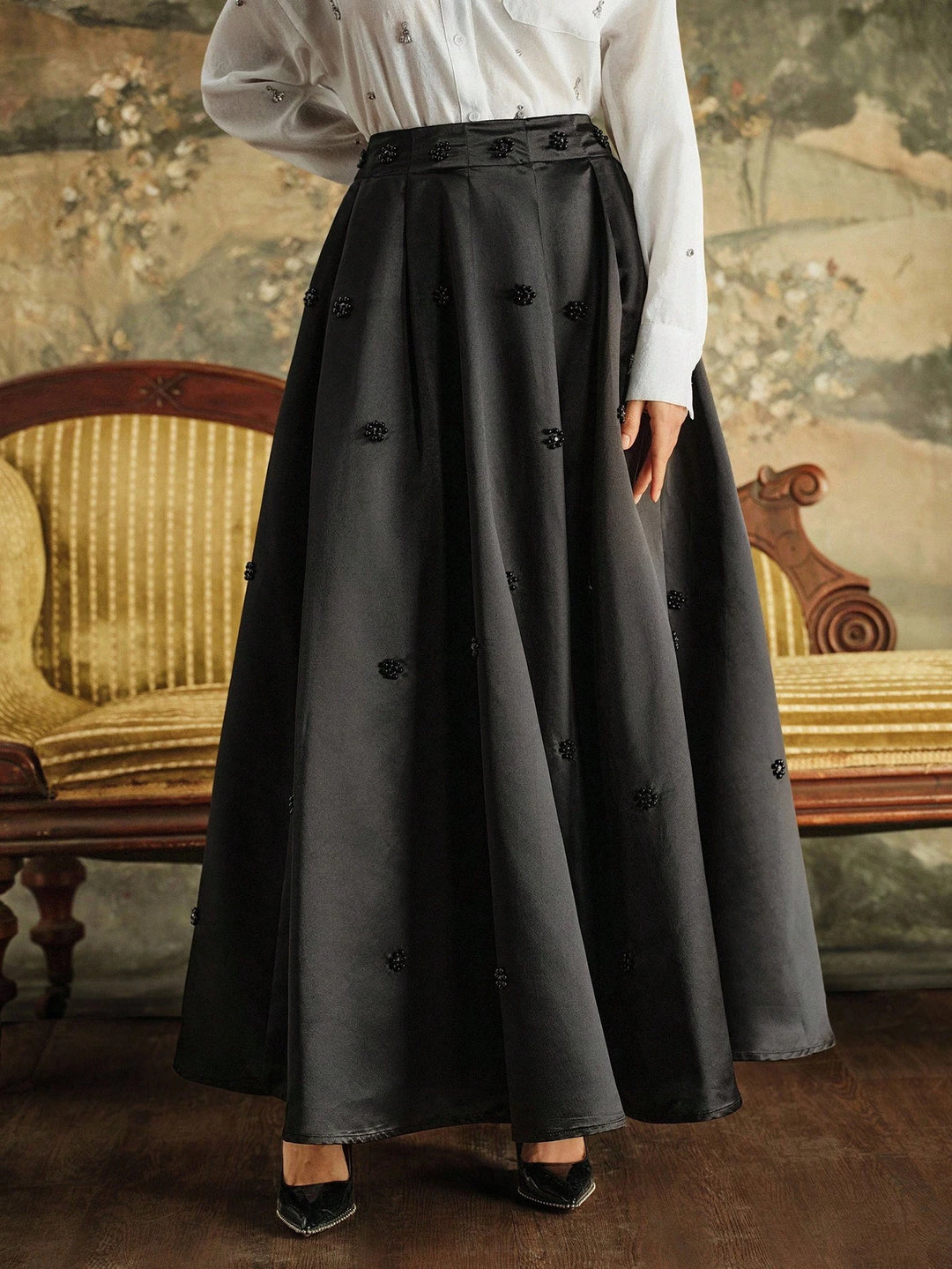 Fustă maxi Shein, negru