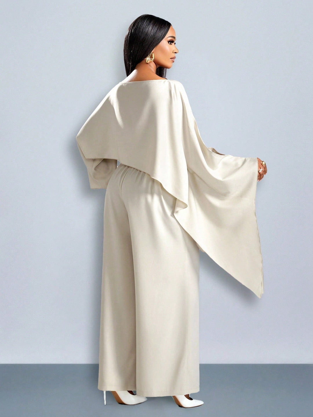 SHEIN OVERALL, krémszínű