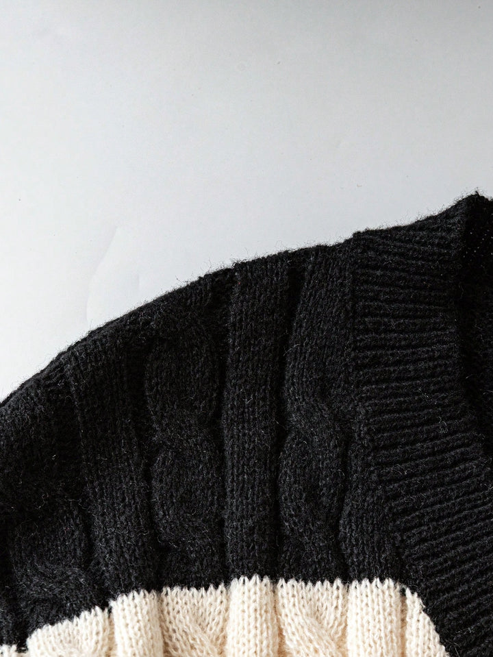 Pulover SHEIN, negru