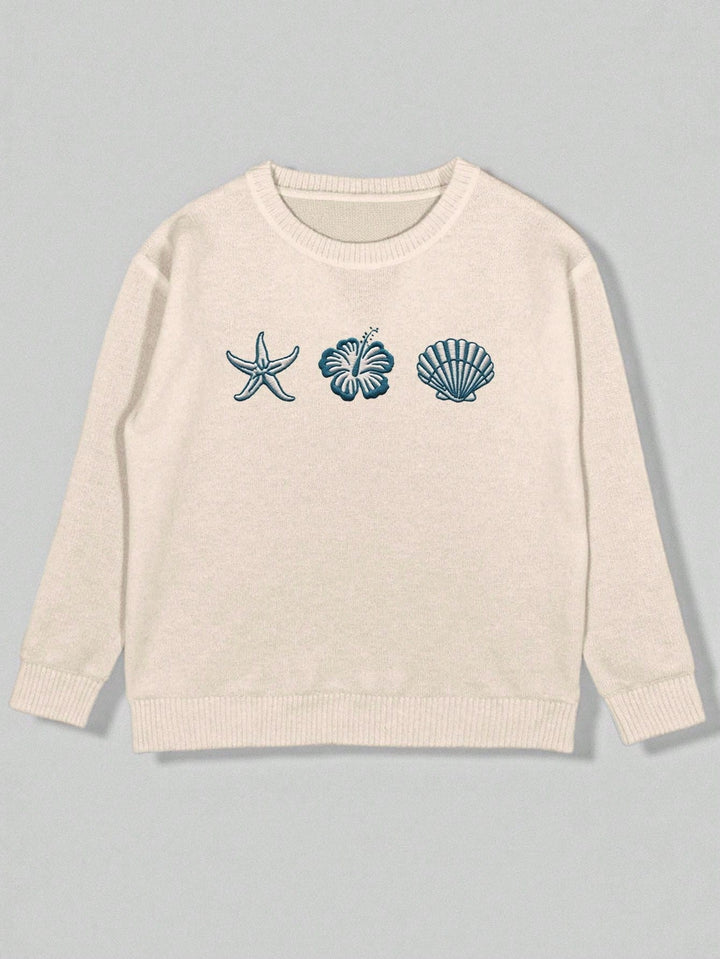 Pulóver SHEIN, bézs