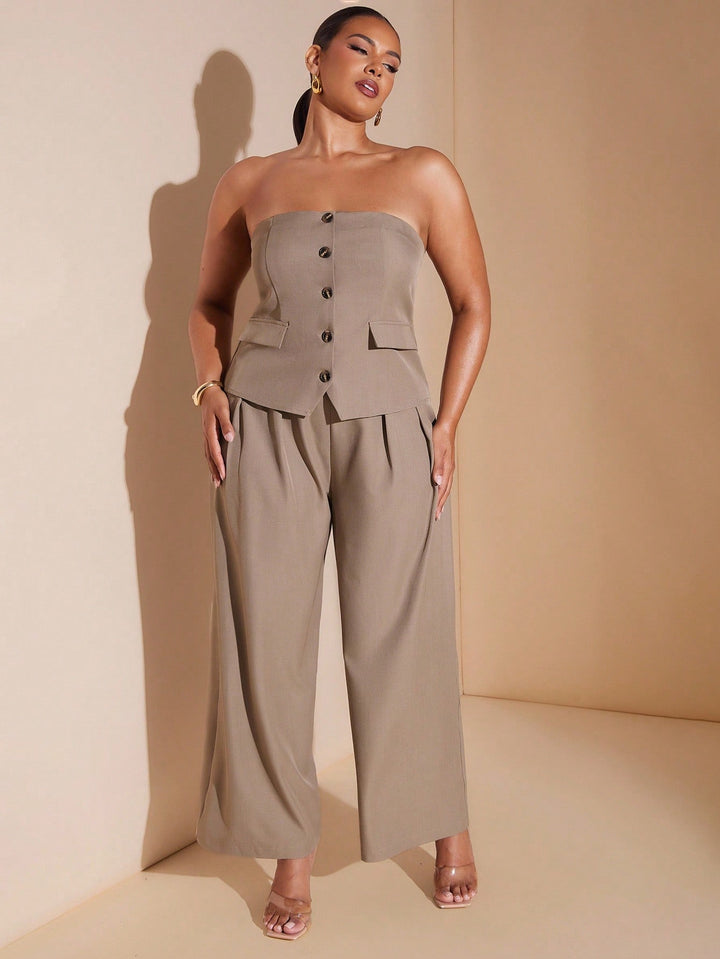 SHEIN kezeslábas, khaki