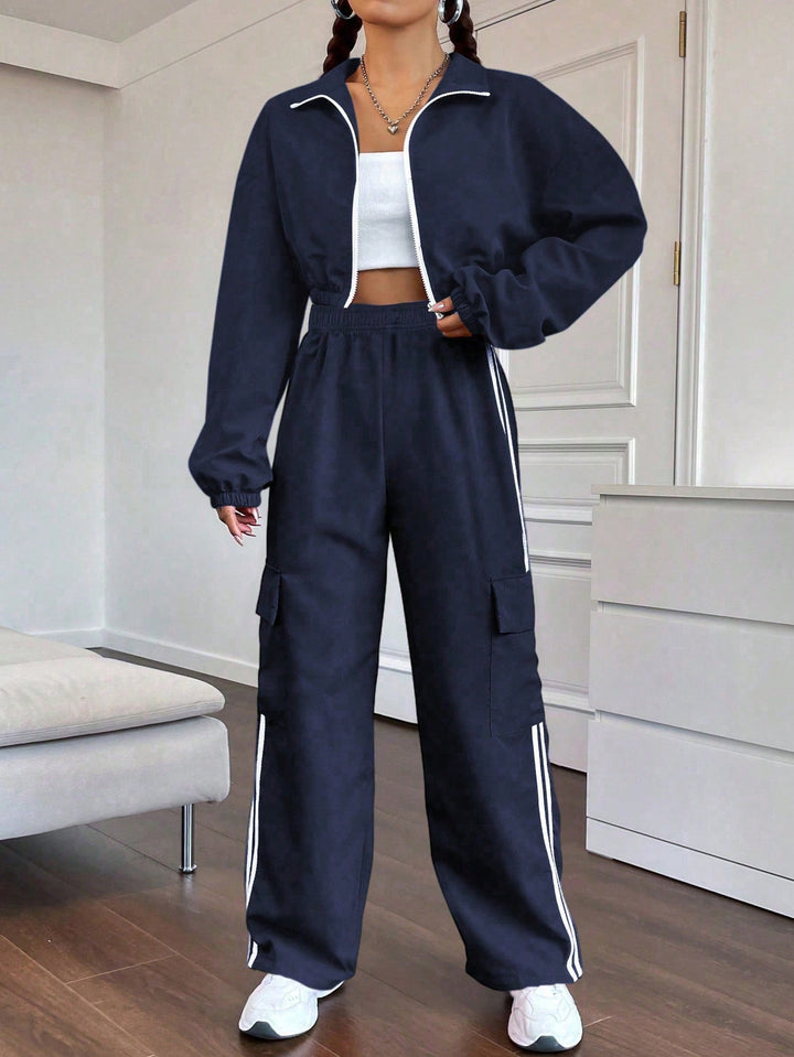 Pantaloni SHEIN, albastru