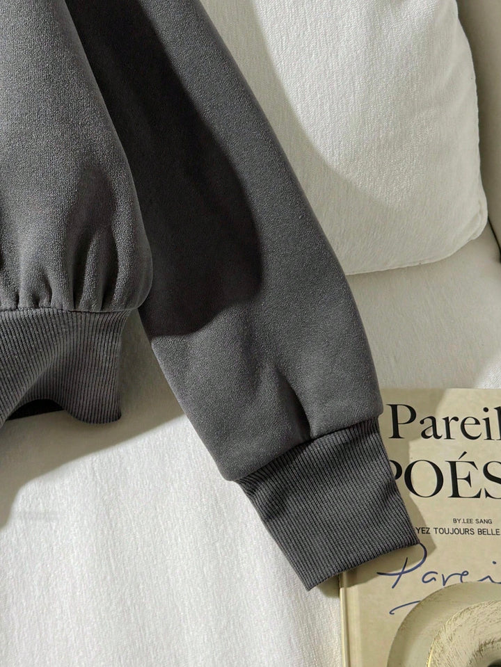 SHEIN kapucnis pulcsi, szürke