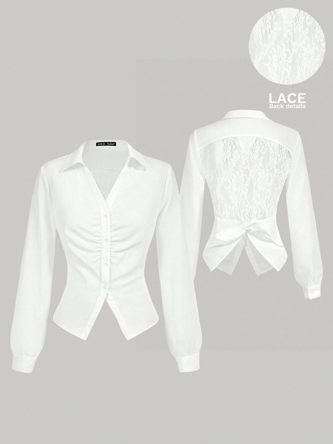 Bluza SHEIN, alb