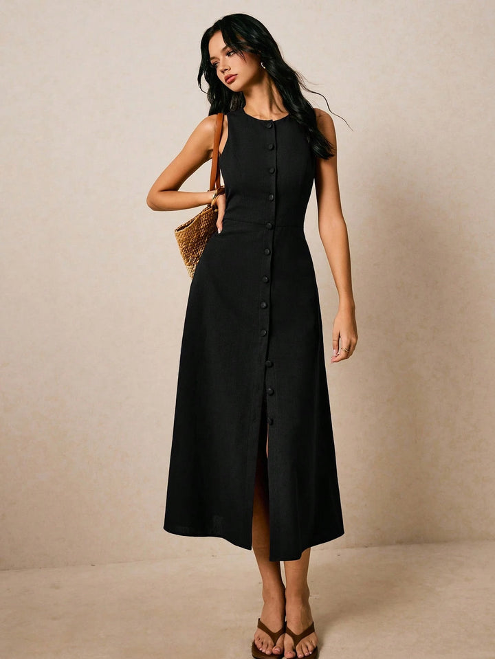 Rochie midi SHEIN, negru