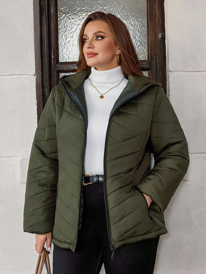 SHEIN kabát, khaki