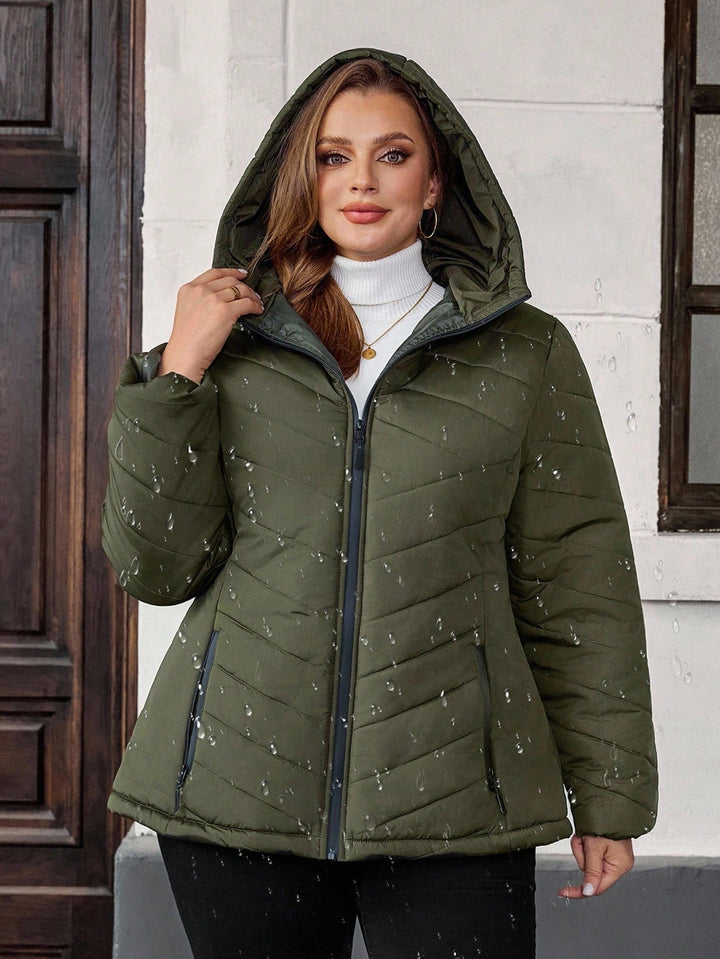 SHEIN kabát, khaki