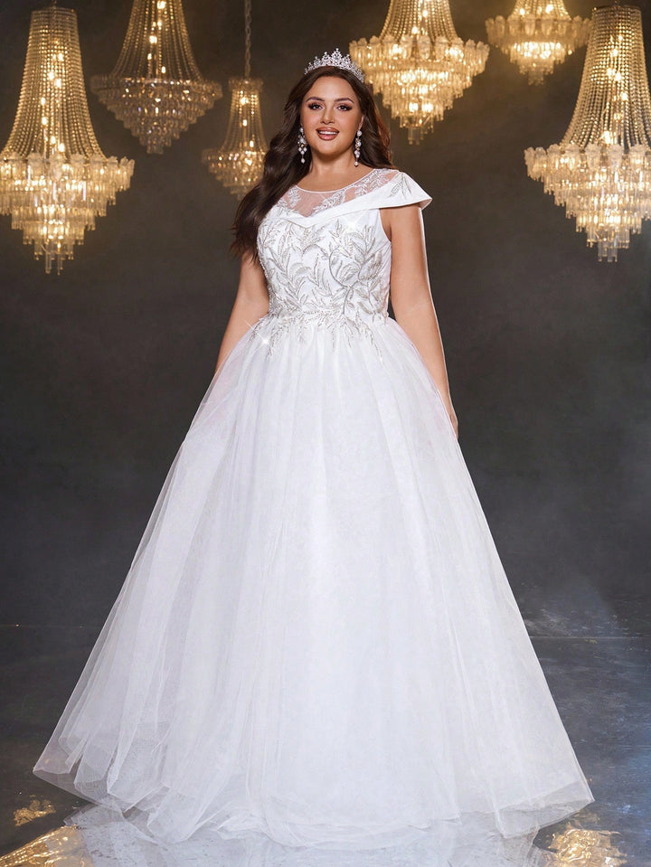 Rochie de mireasă SHEIN, alb