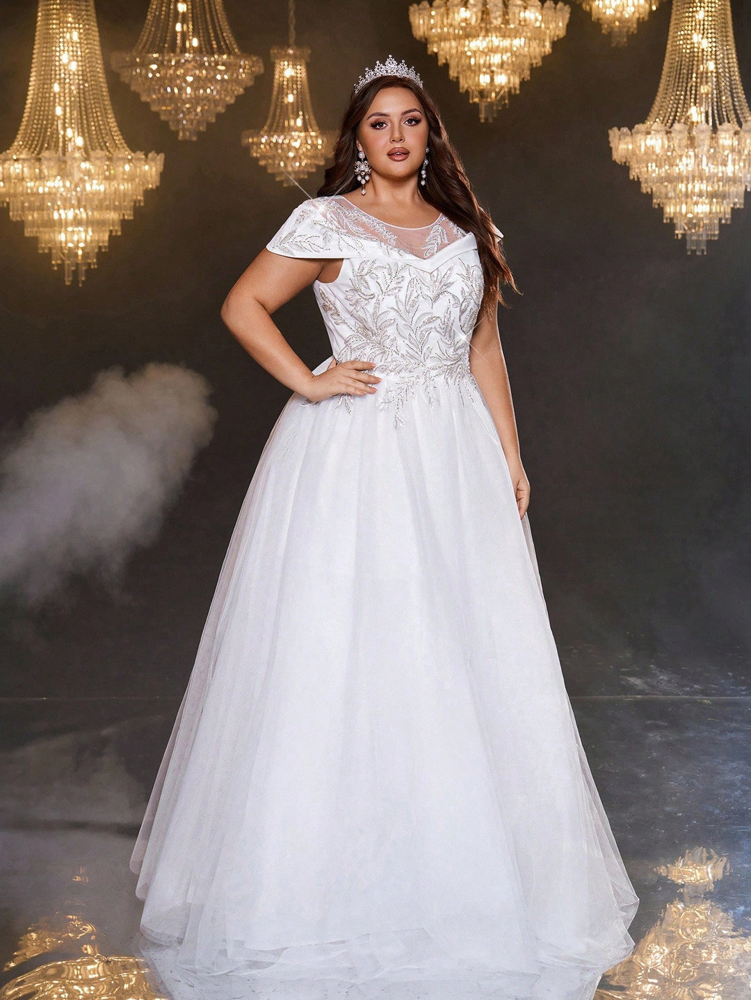Rochie de mireasă SHEIN, alb